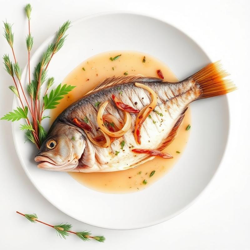 Poisson braisé